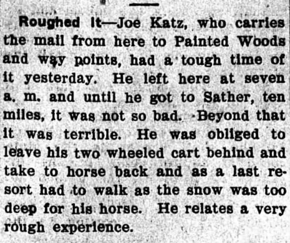 Clipping from The Bismarck Tribune